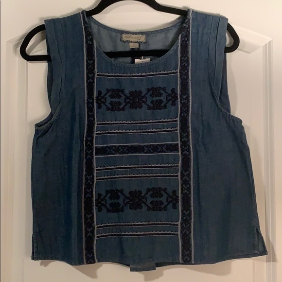 Denim Blouse NWT - Picture 1 of 2